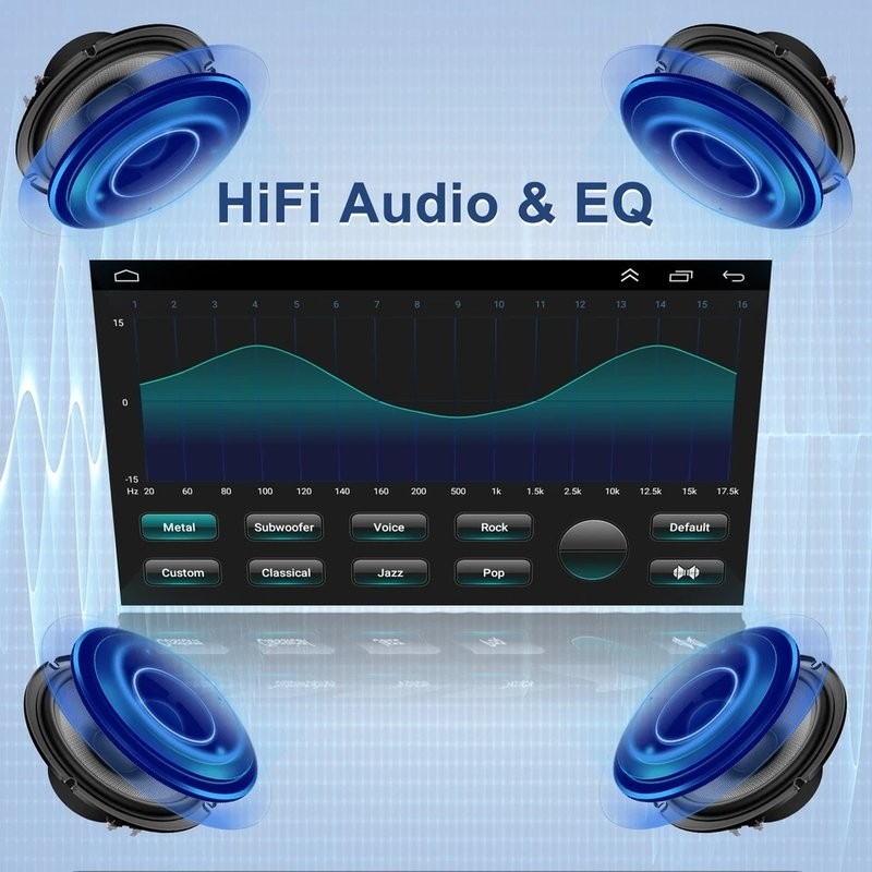Android Car GPS Navigation Radio Stereo Wifi For Honda Pilot 05-08 Apple Carplay