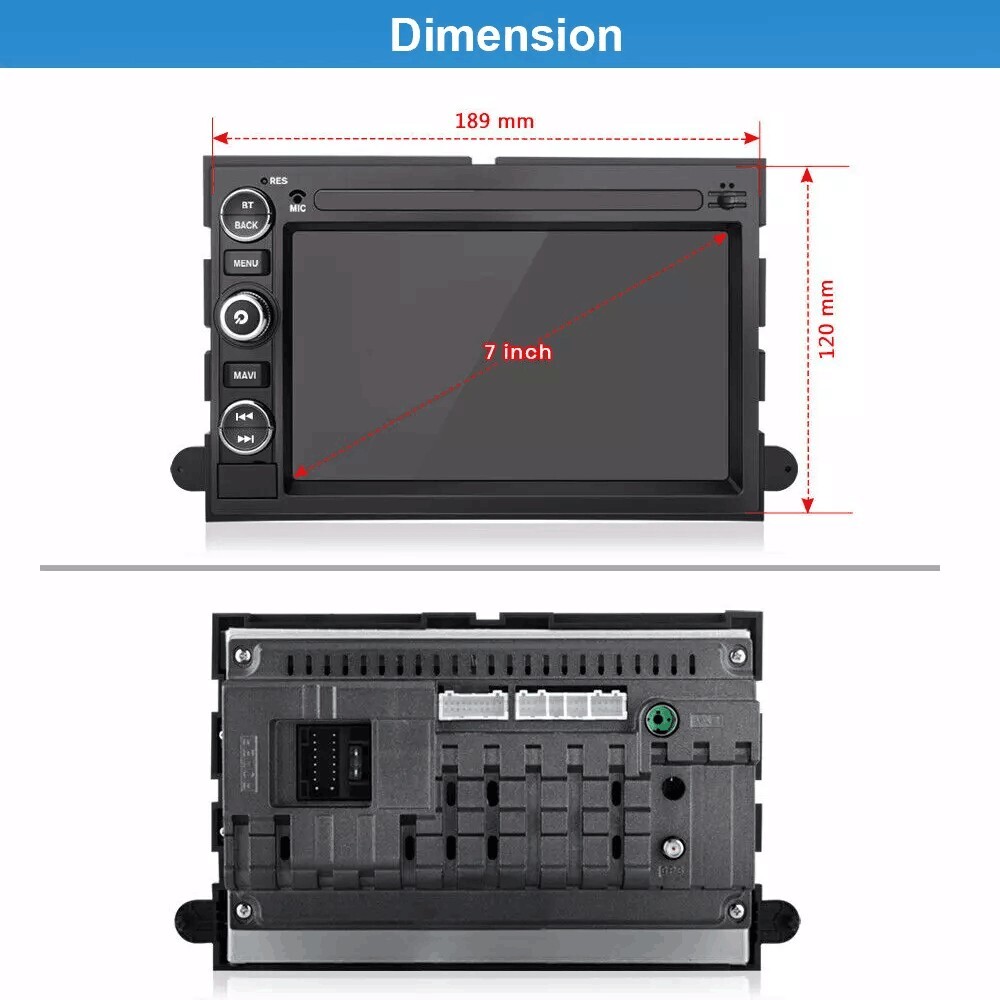 FOR FORD F150 2004-08 7″ANDROID 15 CARPLAY CAR STEREO RADIO GPS NAV WIFI BT 64GB