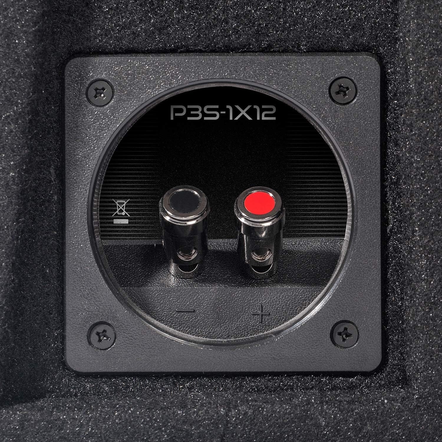 Rockford Fosgate Punch P3S1X12 P3S Single 12″ Shallow Subwoofer Loaded Enclsoure