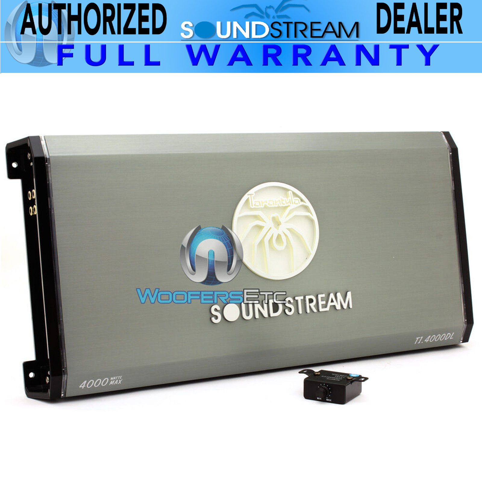 SOUNDSTREAM T1.4000DL AMP BASS 4000W SUBWOOFERS SPEAKERS TARANTULA AMPLIFIER
