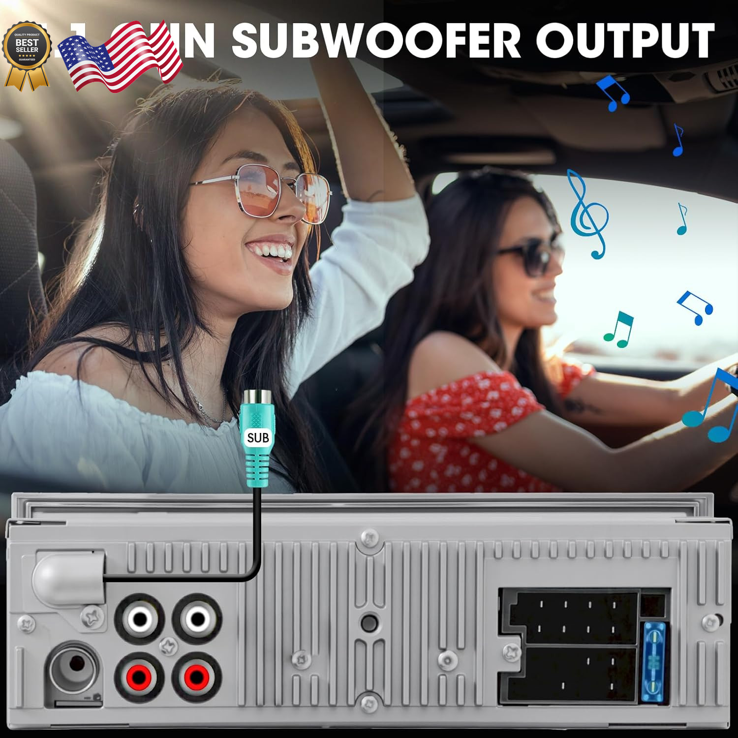 Retro Car Radio Receiver with Bluetooth: Single Din Vintage Stereo for Classic V