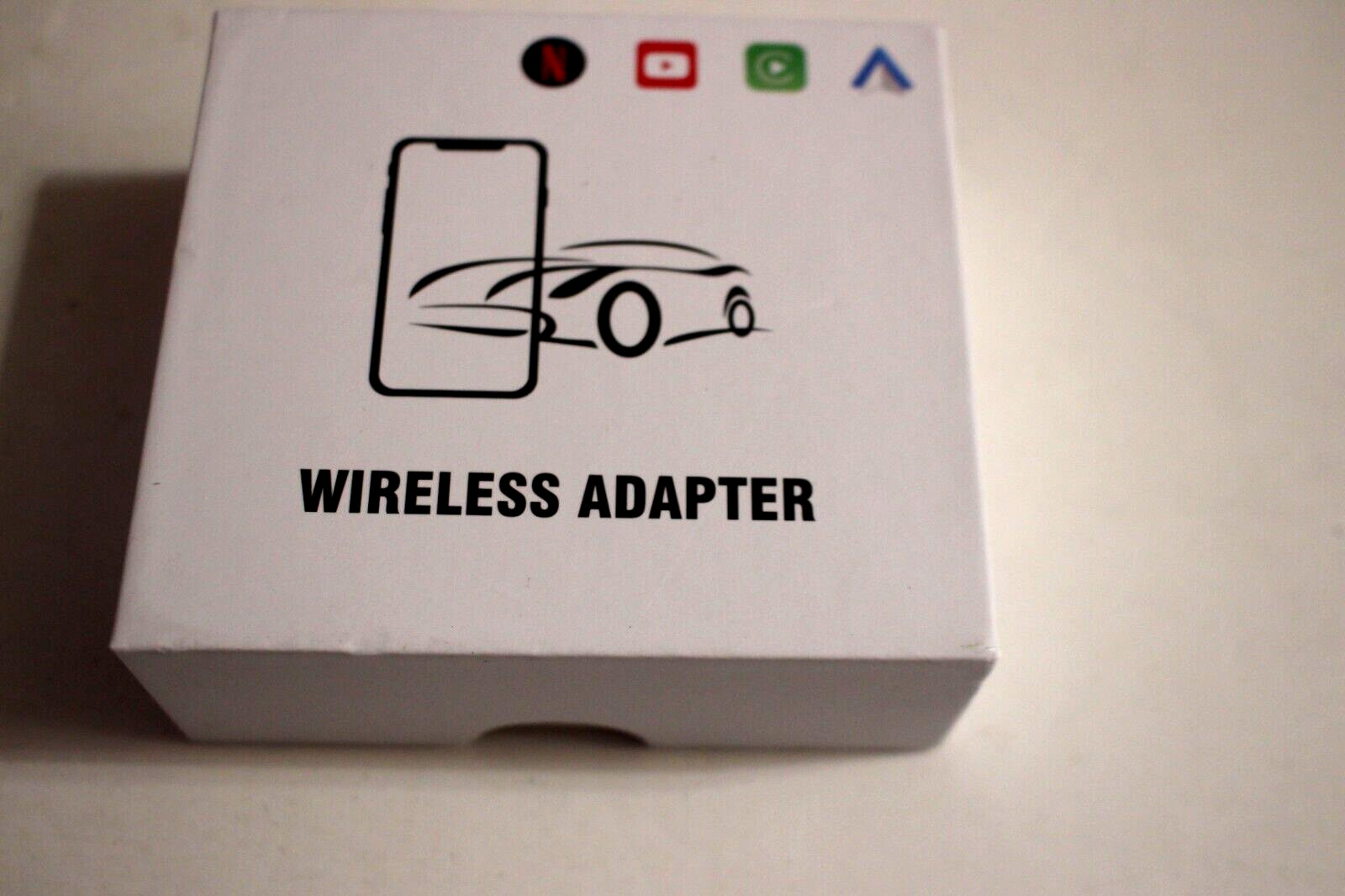 WIRELESS CAR PLAY ADAPTER INSERTABLE MEMORY CARD PLUG AND PLAY