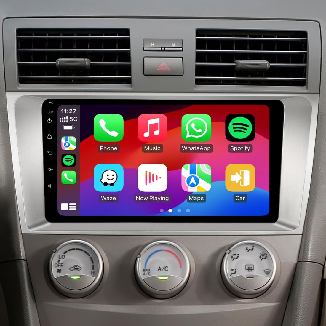 9″ Touchscreen Wireless Carplay Android Auto Stereo for 2007-2011 Toyota Camry