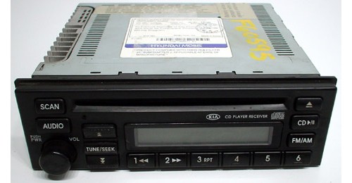 2003 2004 2005 Fits Kia Rio Vehicle Original Factory Cd Radio 96160Fd100 Player