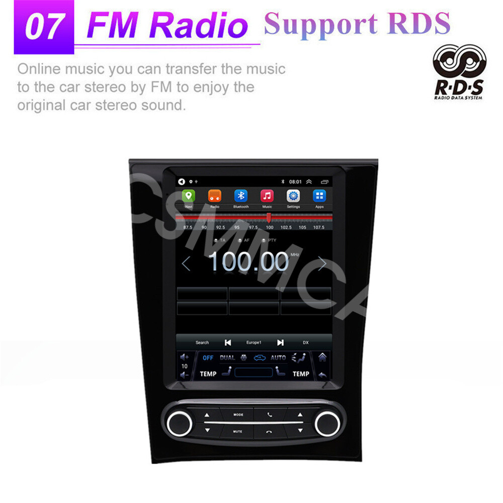 Car Multimedia Player WIFI For Carplay 4+32G W/Cam Fit For Lexus GS300 1998-2005