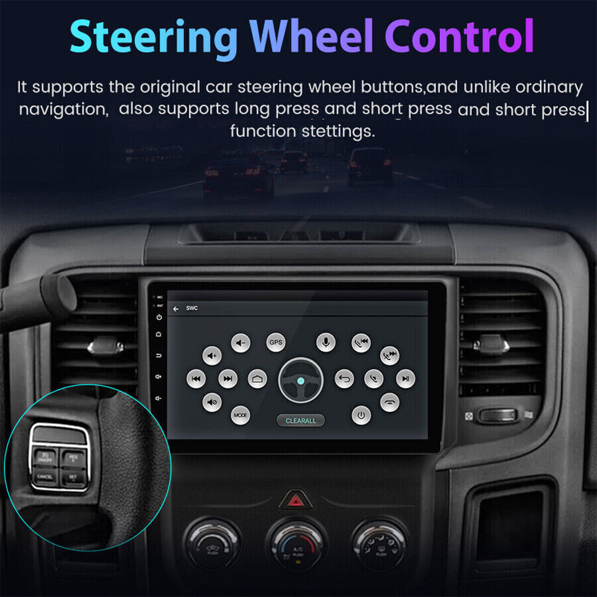 4+64G Android 14 For 2013-2018 Dodge Ram 1500 2500 3500 Car Radio Stereo Carplay