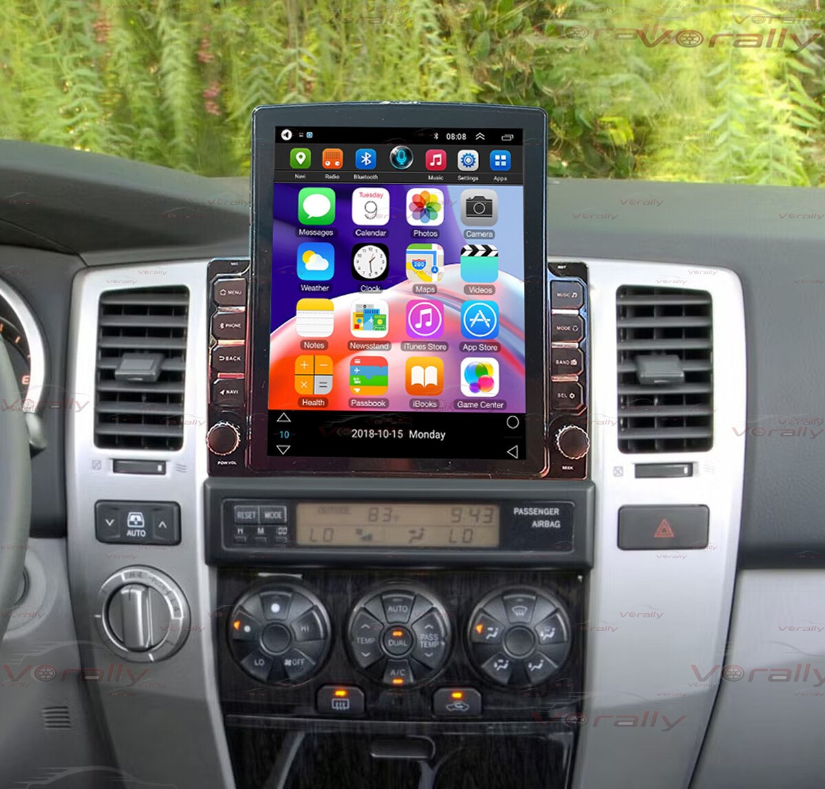 2+32G For Toyota 4Runner 2003-2009 Car Stereo Radio Apple CarPlay Android 15