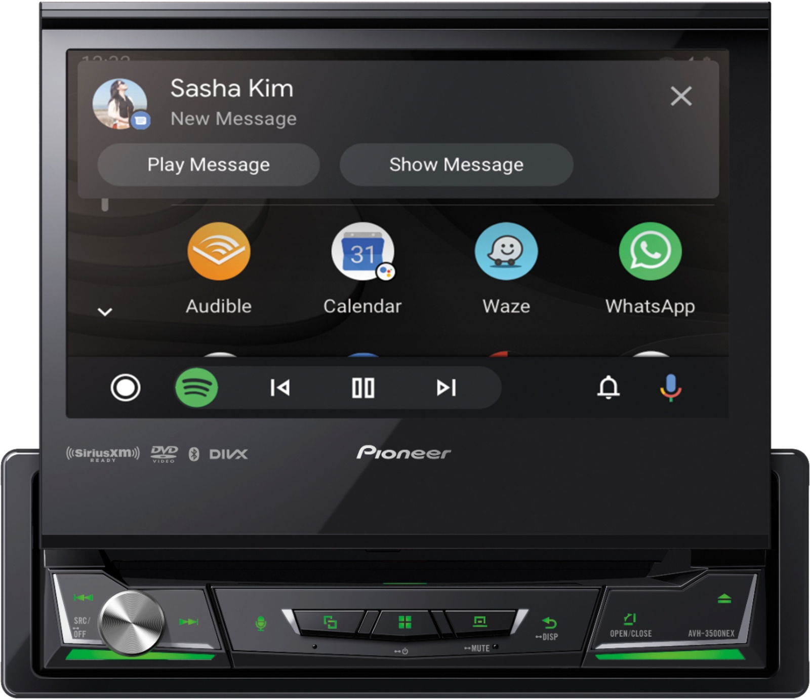 Pioneer 1-DIN 6.8 Touchscreen Car Stereo DVD Player Receiver