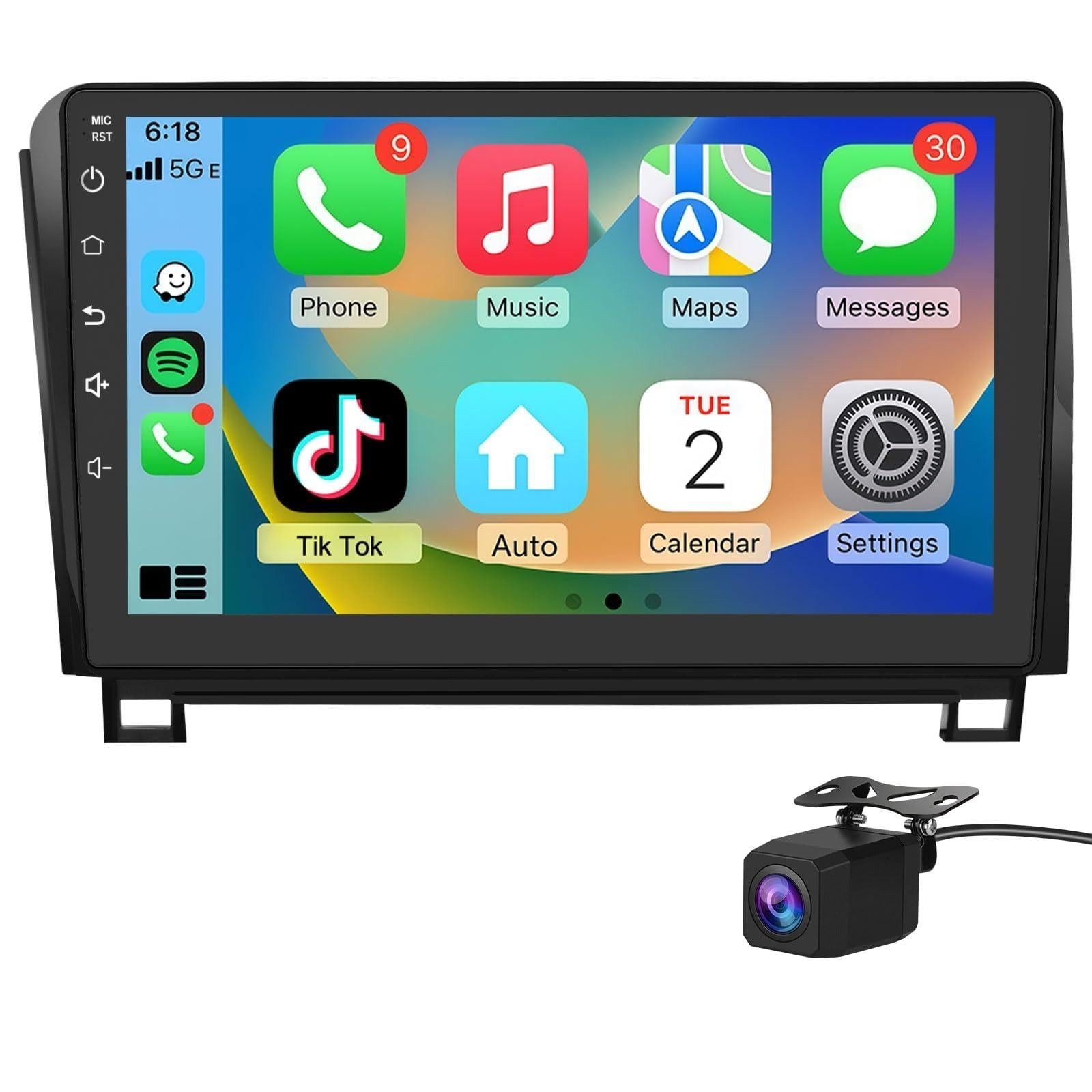 Android 13 Car Stereo for Toyota Tundra 2007-2013 Sequoia 2008-2018, 10.1 inc…