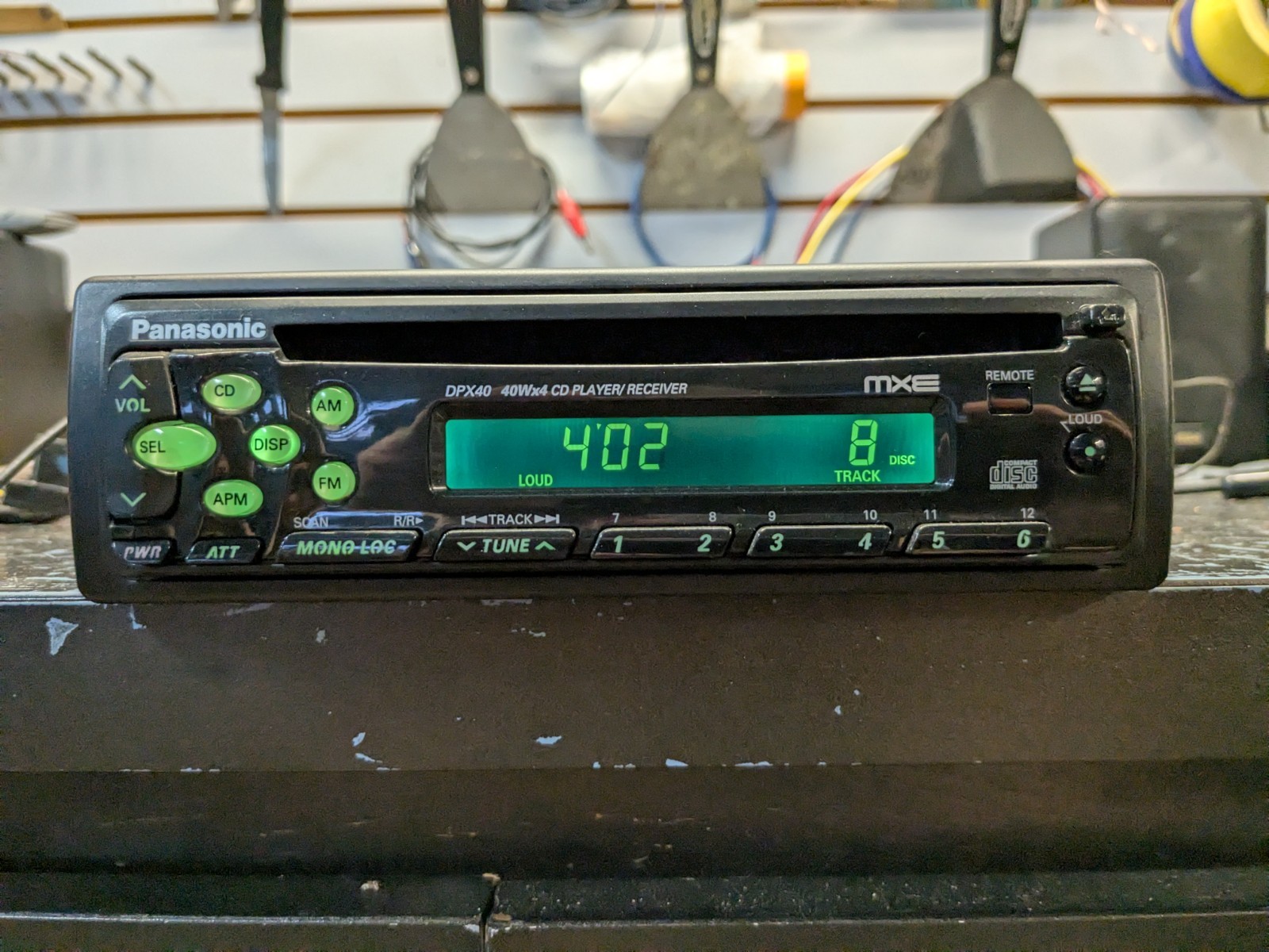 Panasonic DPX40 CD Receiver in excellent working condition. Old School
