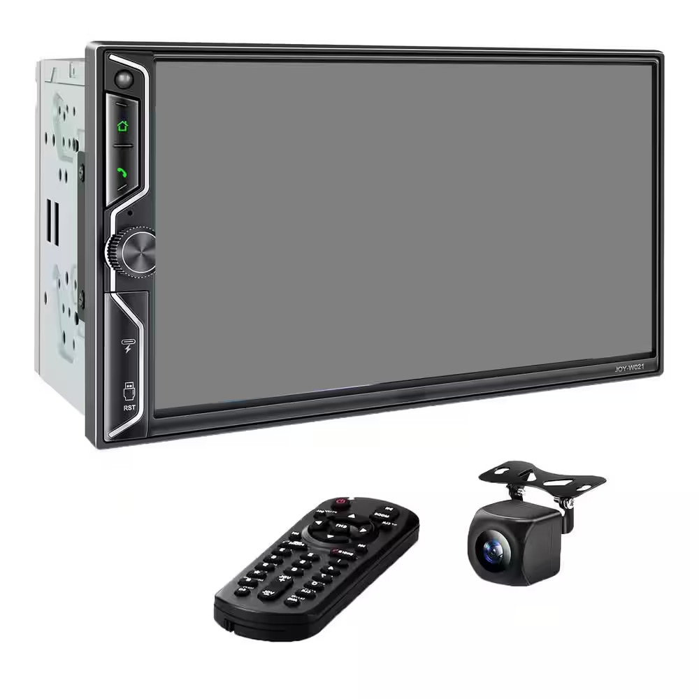 Double Din Car Stereo Wireless Carplay Android Auto Bluetooth 4.2-Channel Audio