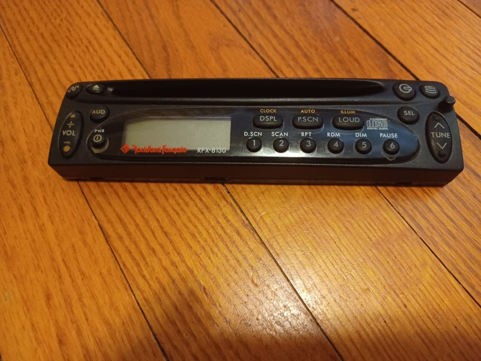 RARE OLD SCHOOL ROCKFORD FOSGATE CD PLAYER RFX-8130 – NO HARNESS PARTS OR REPAIR