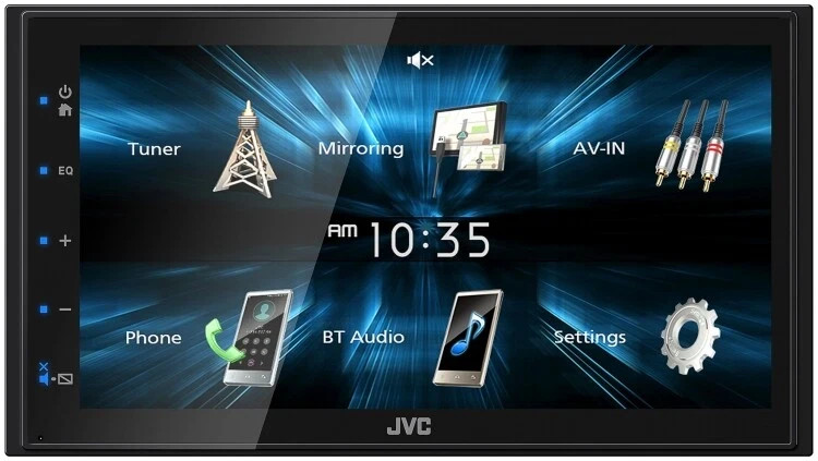 JVC KW-M150BT Bluetooth Digital Media Receiver 6.8″ WVGA Capacitive Monitor