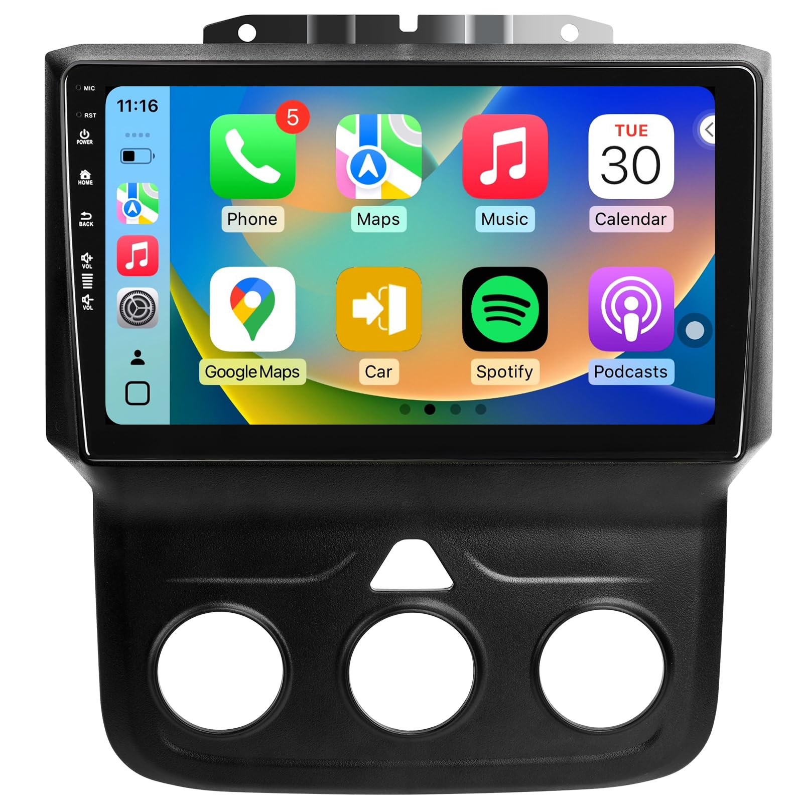 Android 13 Car Stereo for Dodge RAM 1500 2500 3500 2013-2018, 9″ Touchscreen