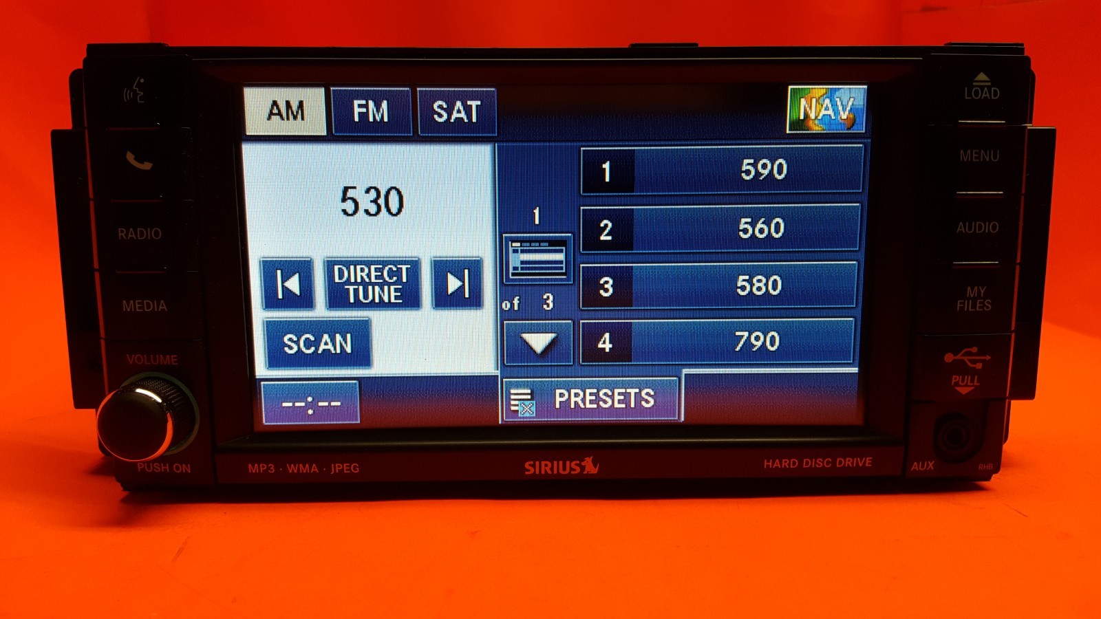 Chrysler/Dodge/Jeep RHB 430N Navigation Car Audio System (P05064829AG)