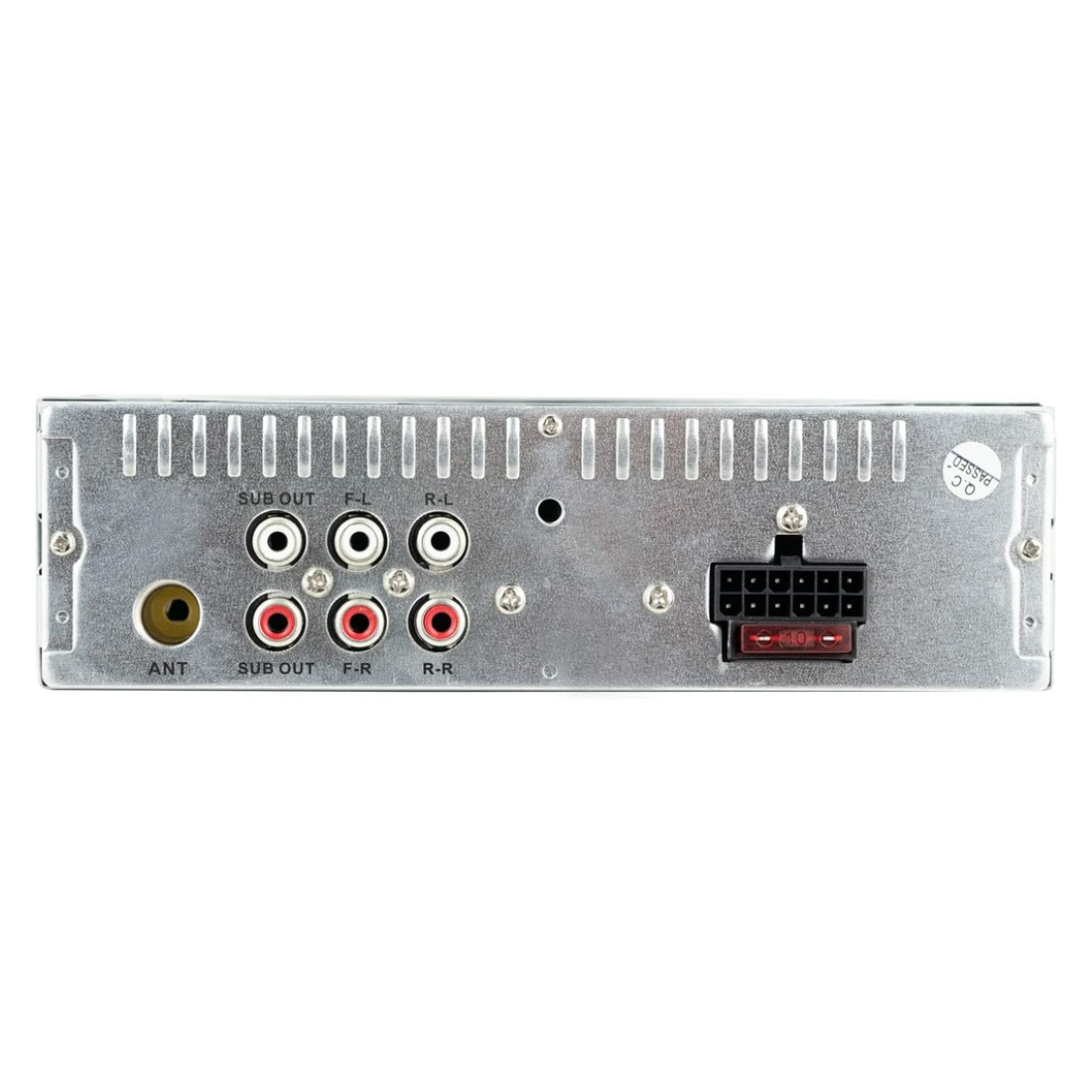 Jensen MPR2121 1-DIN In-Dash Mechless Bluetooth Digital Media Receiver with RGB
