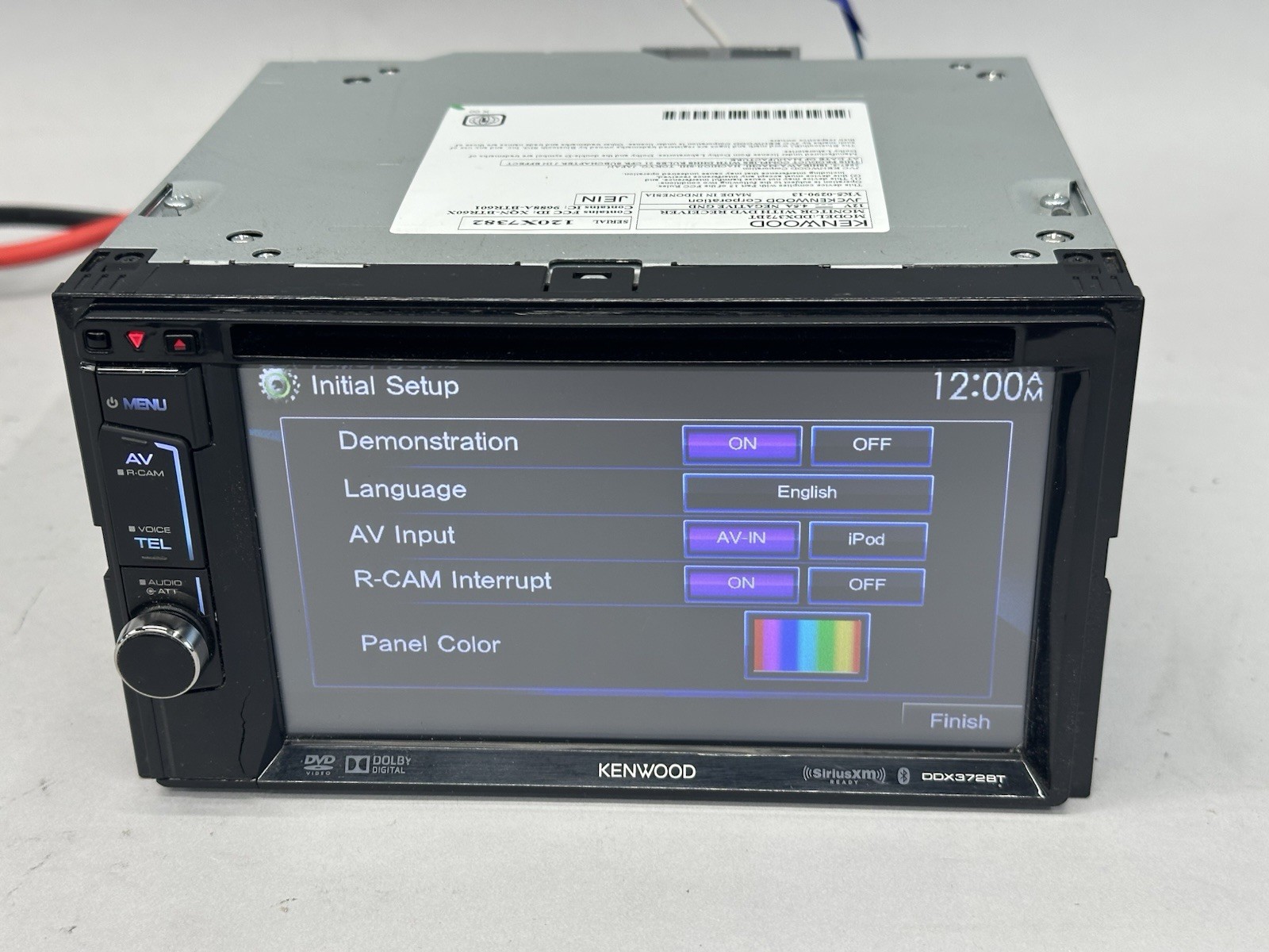 Kenwood DDX372BT 6.2″ 2 DIN Touchscreen AM/FM Tuner DVD CD Receiver Bluetooth