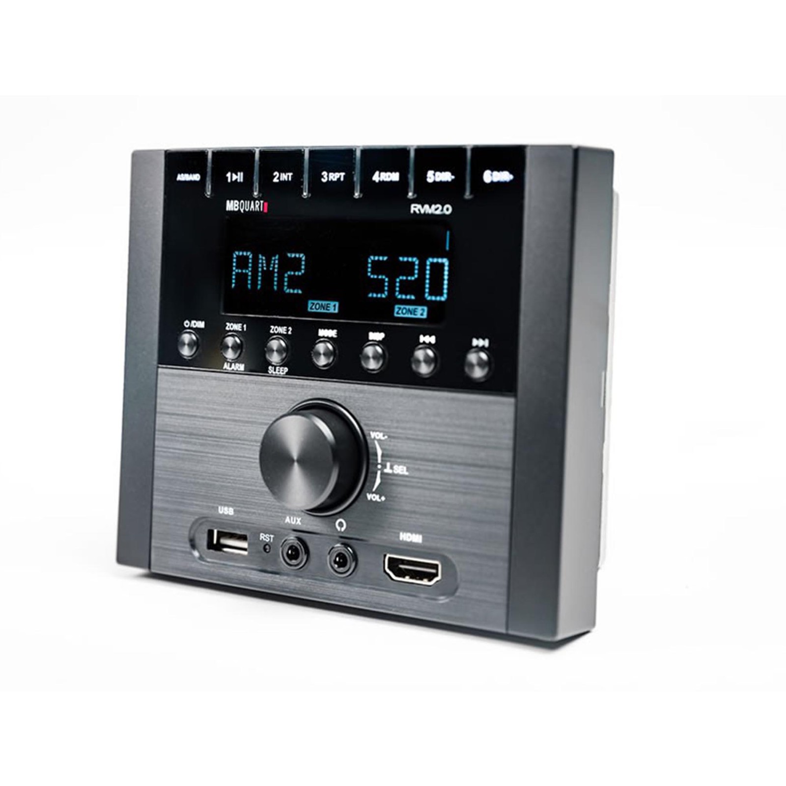 MB Quart RVM2.0 RV In Dash Mechless Source Unit with Bluetooth 4.0