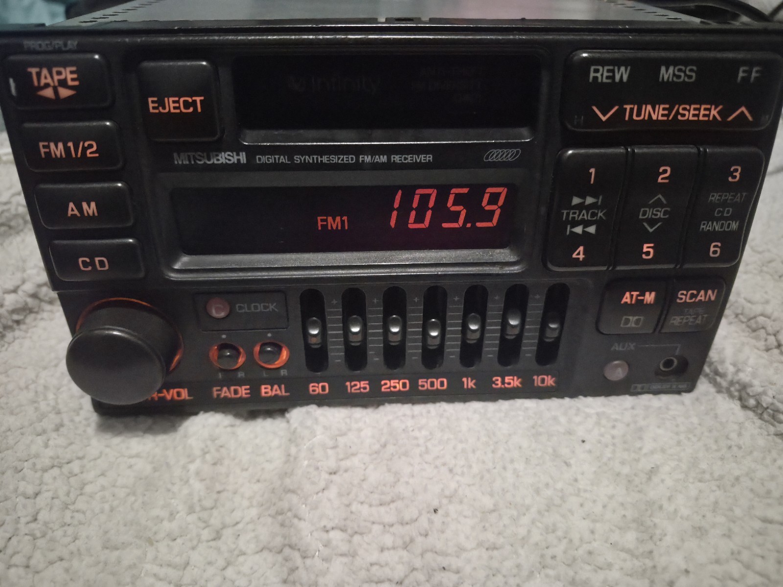 93-96 Mitsubishi 3000gt / Dodge Stealth – Cassette Player OEM MR141228 INFINITY