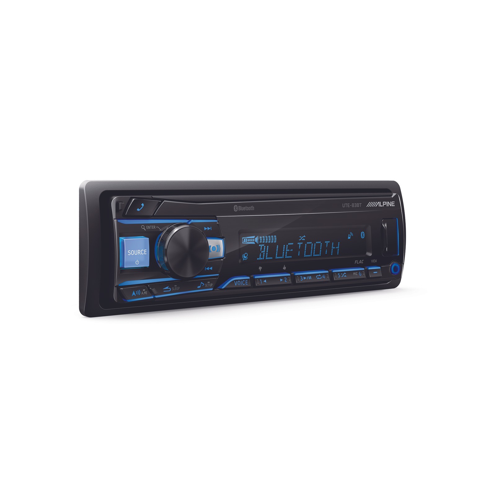 Alpine UTE-83BT Mech-less Digital Media Receiver with Bluetooth® Wireless Tec…