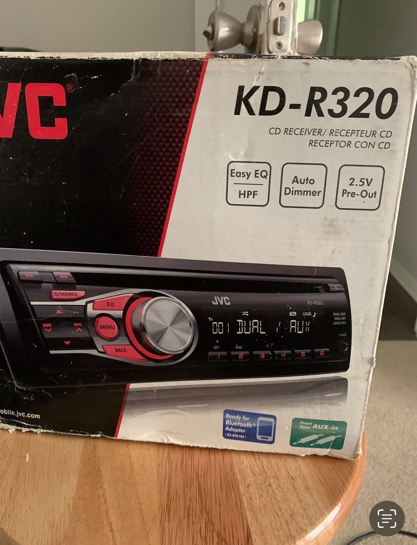 JVC KD-R330 Car Stereo MP3 CD Player
