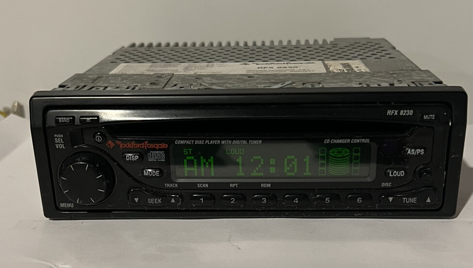 ✅ Rockford Fosgate RFX-8230 Cd Changer Controller CD Receiver Radio AS/PS