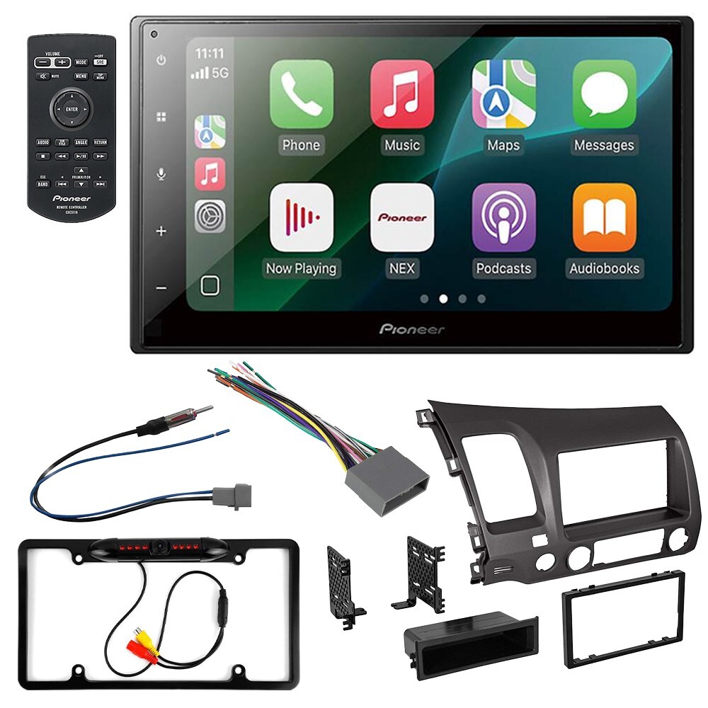 Pioneer DMH-1800NEX 6.8″ Car Radio Stereo & Dash Kit for 2006-2011 Honda Civic