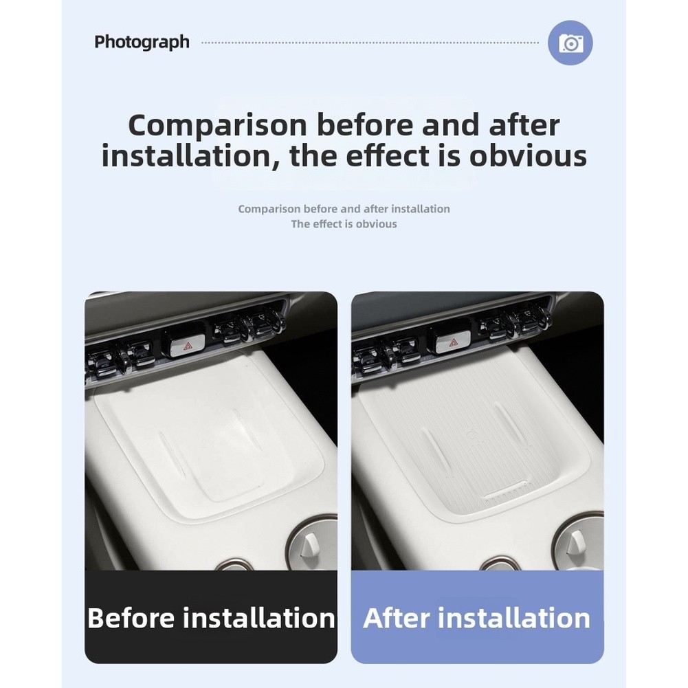 Silicone Charging Pad for ORA 5 Center Console Non Slip Anti Scratch Design