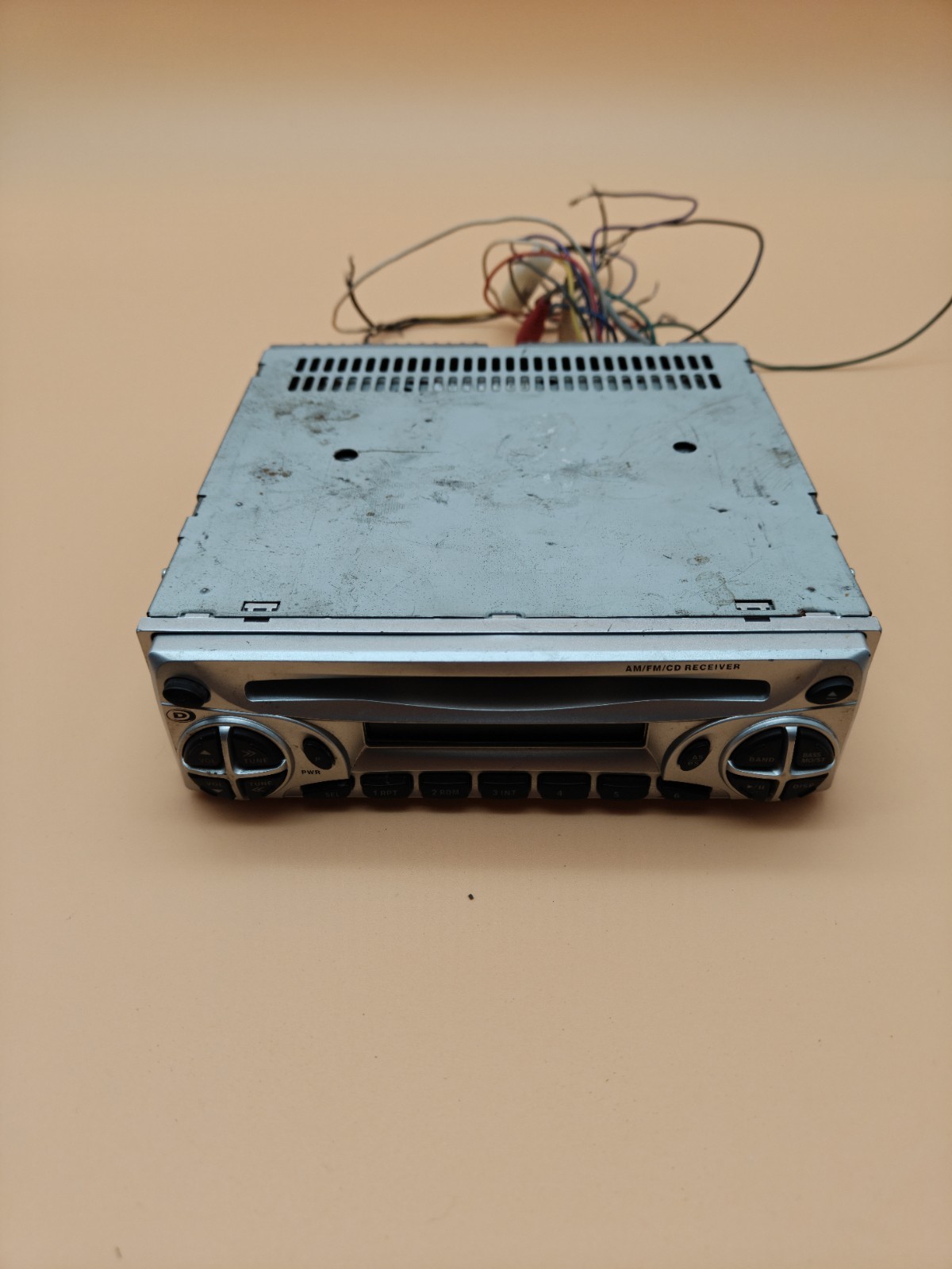 Dual DB AM/FM CD Car Stereo Receiver Tested Working CD Player w/ Wiring Harness