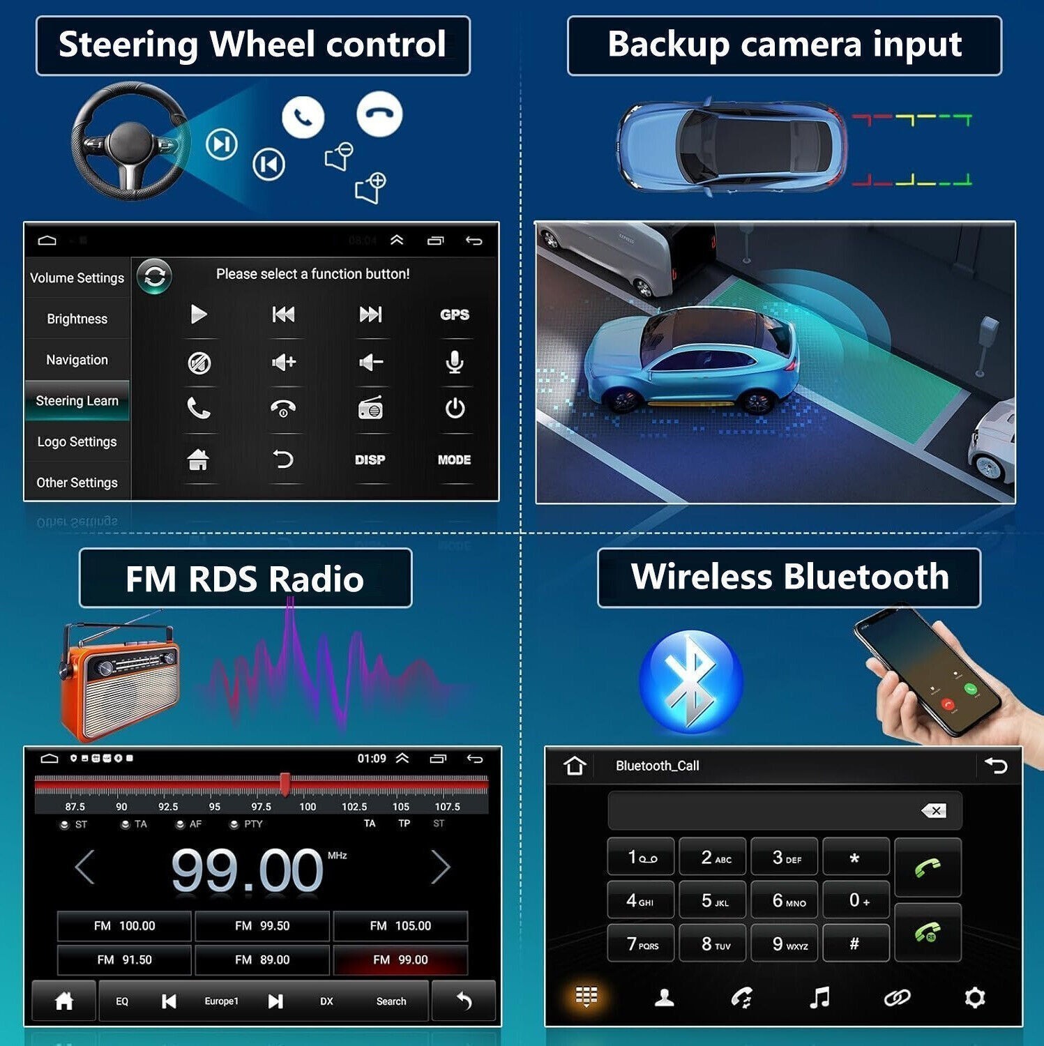 4+64G For KIA Forte 2010-2013 Car Stereo Radio Auto GPS Navi Carplay Screen