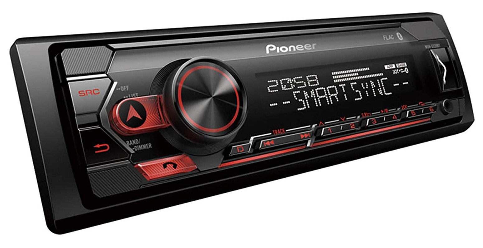 Pioneer MVH-S320BT Single DIN Bluetooth Short Chassis Digital Media Receiver