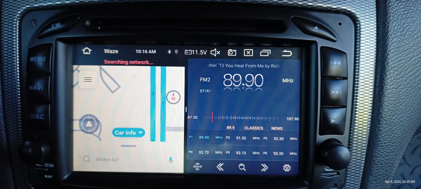 Car Multimedia Radio CD, SD, Player, Phone, 4GB RAM, 64GB ROM, for Mercedes Benz