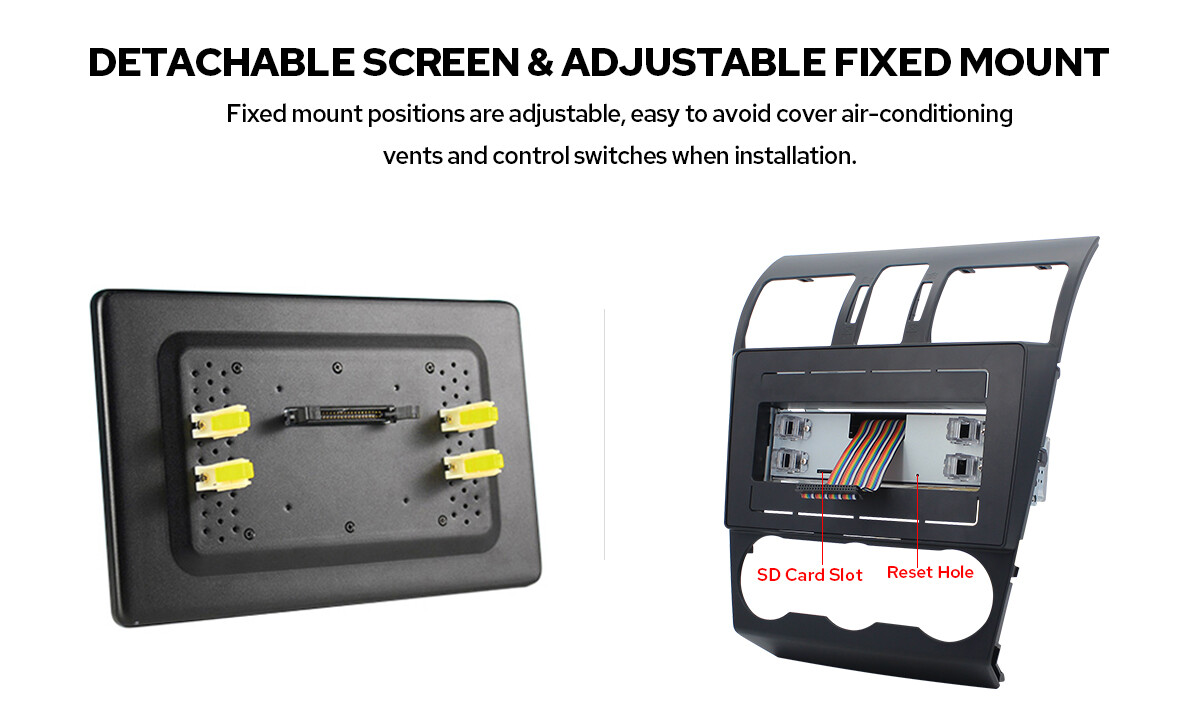 10.1″ Android Auto Radio 1280X800P Screen For 2012-2016 Subaru Forester Impreza