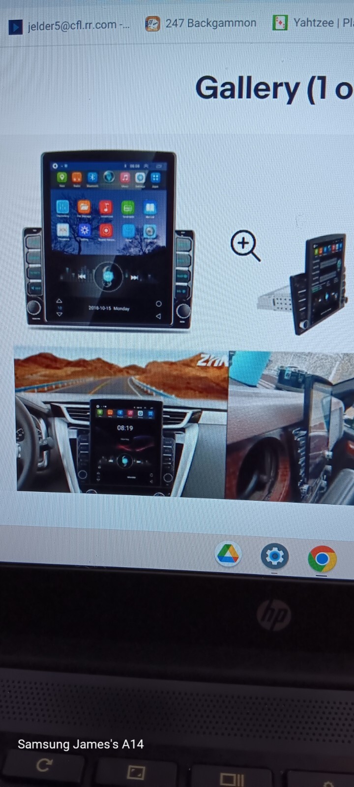 9.5″ Android 12 2DIN Car Stereo Radio GPS Navi WIFI Carplay Vertical Screen USB