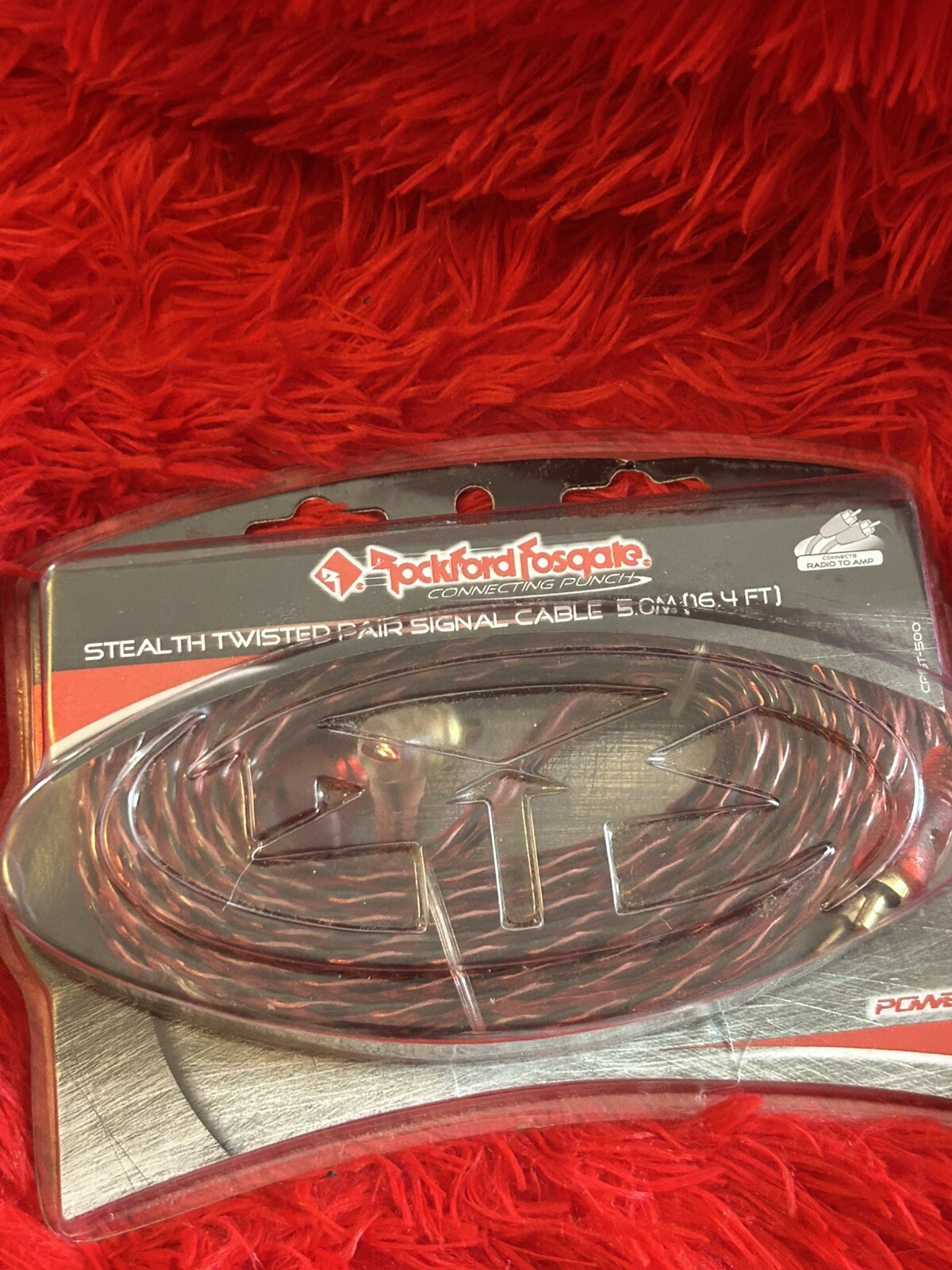 Rockford Fosgate Stealth Twisted Pair Signal Cable 5.m 16.4 ft.