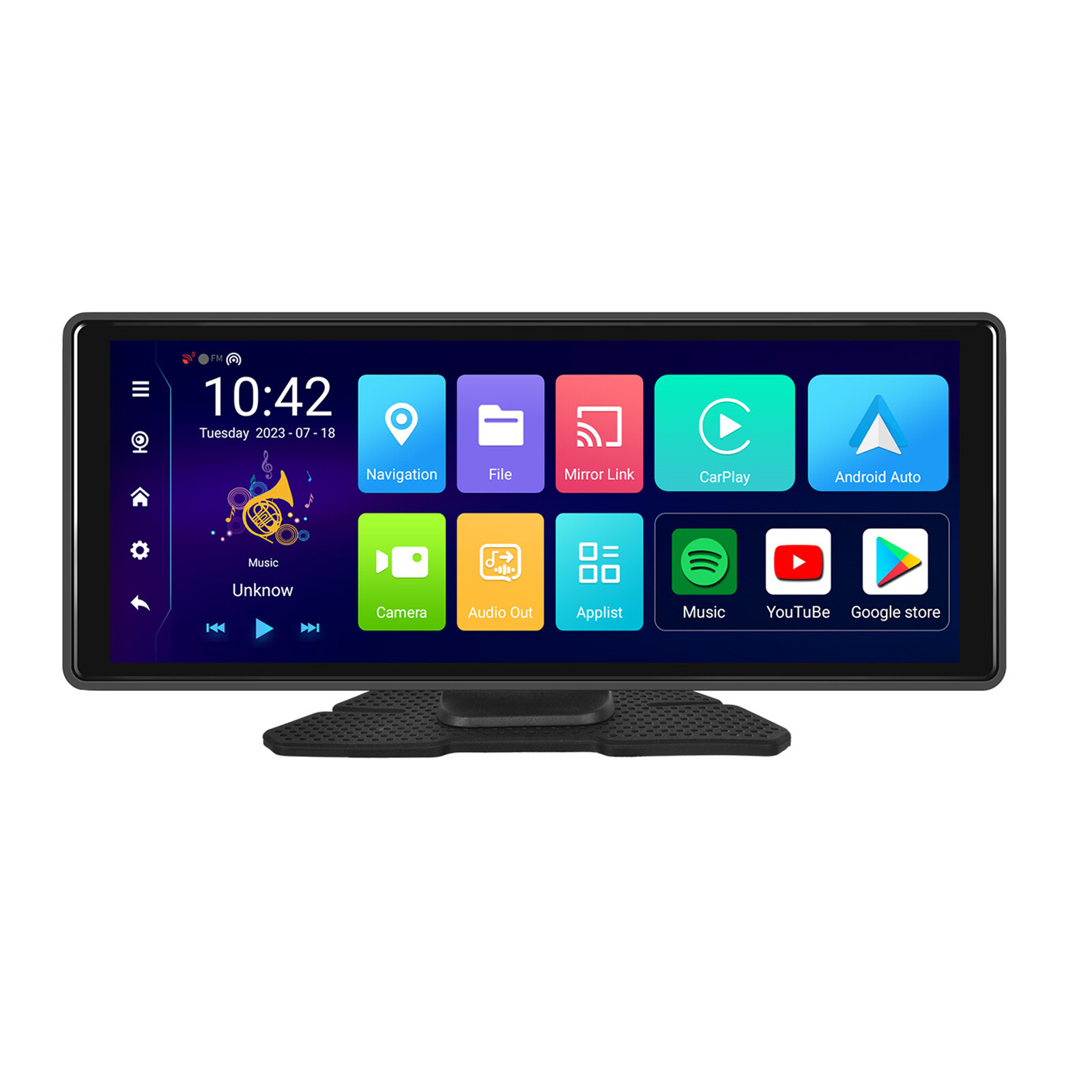 10.26″Portable Bluetooth Car Navigation Carplay HD Large Touch Screen Recorder B