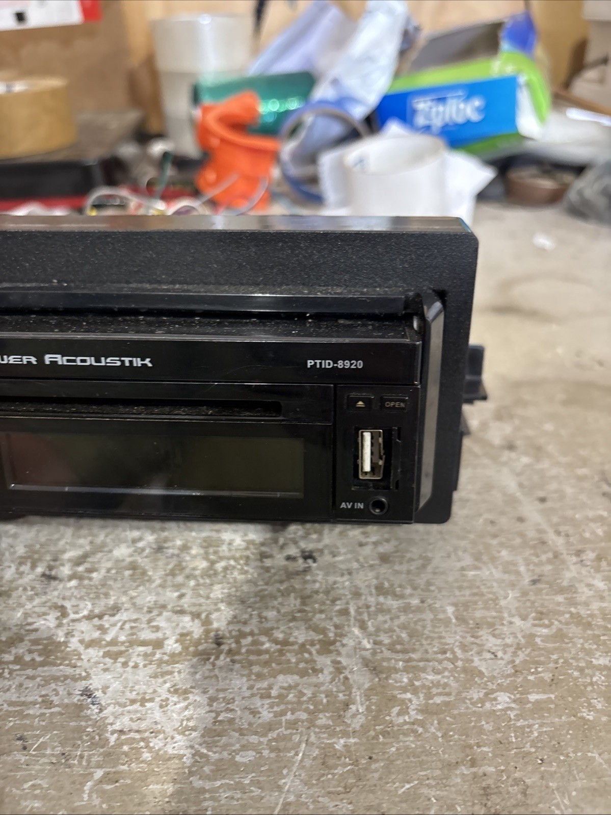 Power Acoustik PTID-8920 Car Stereo DVD CD MP3 Radio USB