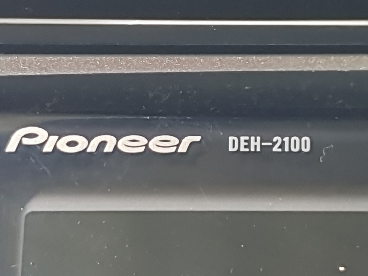 Faceplate Pioneer DEH-2100. Super Tuner. Mosfet 45w*4