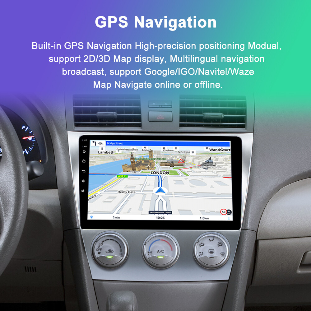 10.1” Carplay For Toyota Camry 2006-2011 Android 13.0 Car Stereo Radio GPS Navi
