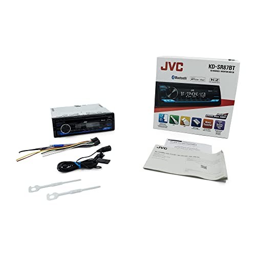 KD-SR87BT Bluetooth CD Car Stereo with USB New Single Din Receiver + CD Player