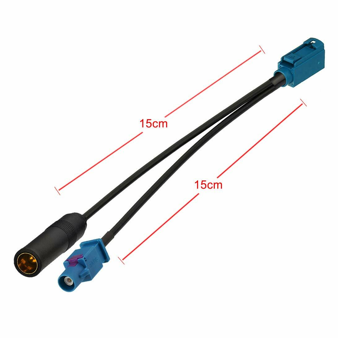 Antenna Adapter for Car Stereo Audio HD Radio Head Unit CD Media Player Receiver