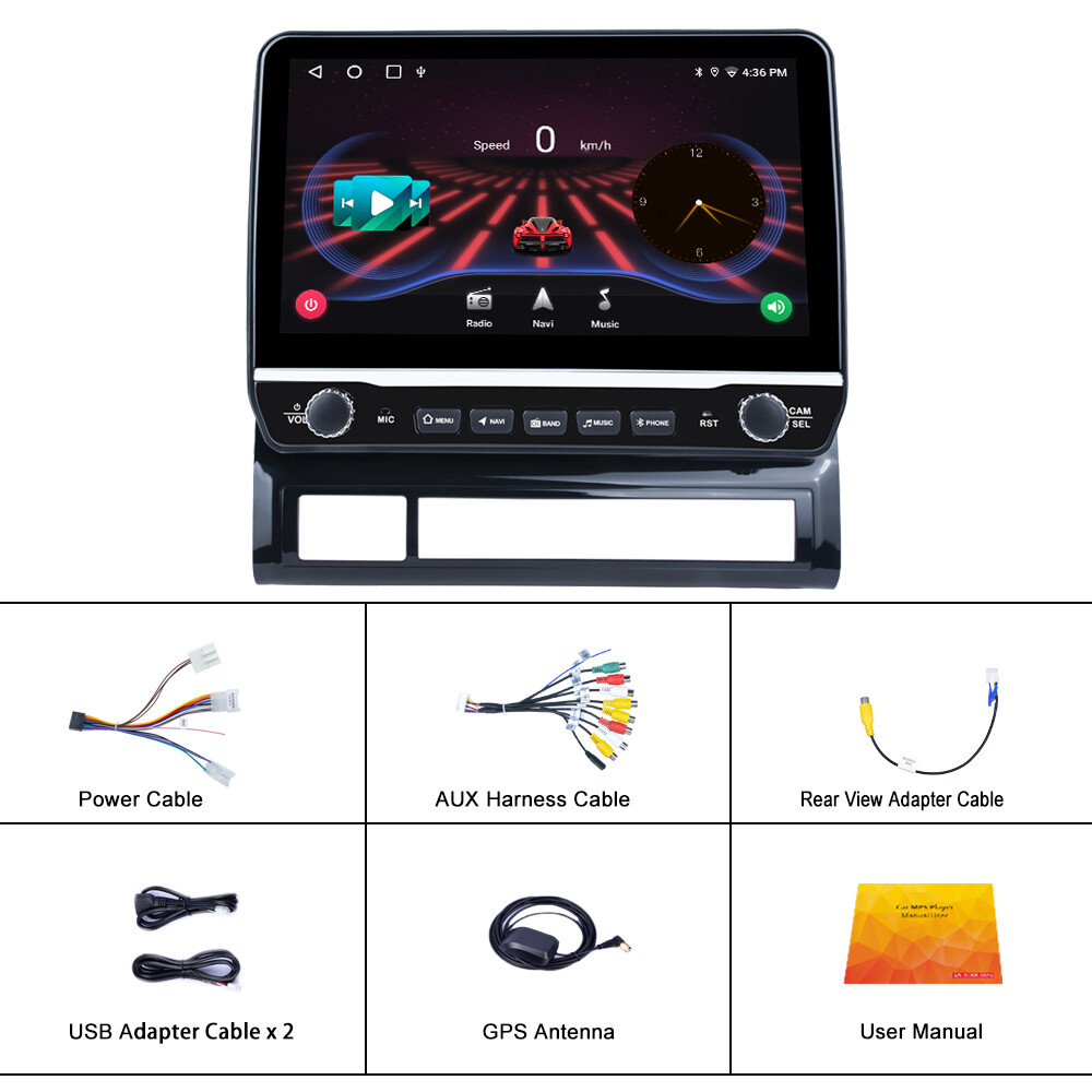 10.1” Car Radio Stereo For Toyota Tacoma 2005-2013 Android 13 GPS WIFI Carplay