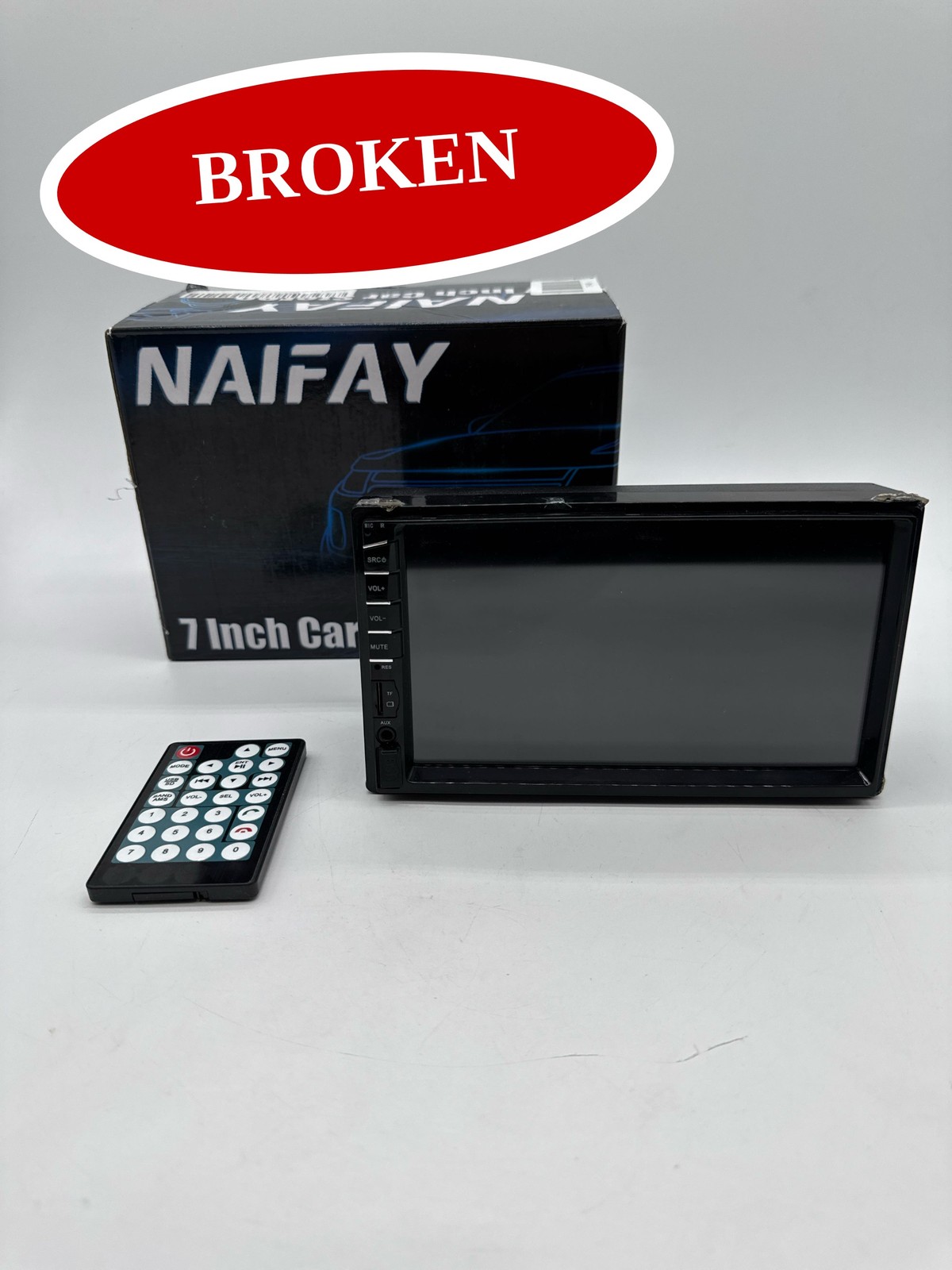 (BROKEN) Naifay Double Din Car Stereo 7 in HD Touchscreen CarPlay Android Auto