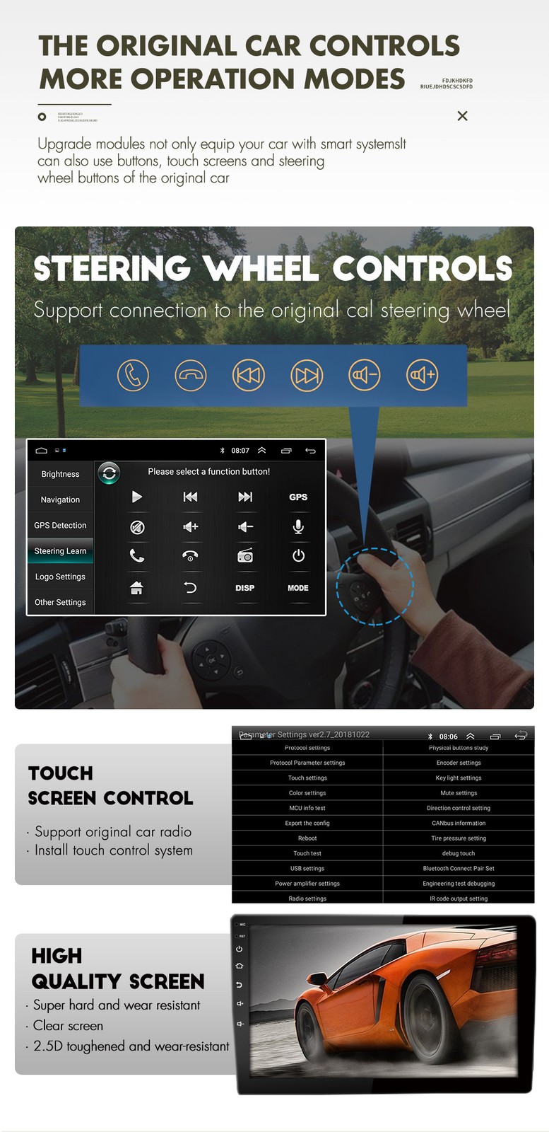 9″ CarPlay Android Auto 2+32G Car Radio Stereo for Honda Civic 2013-2017