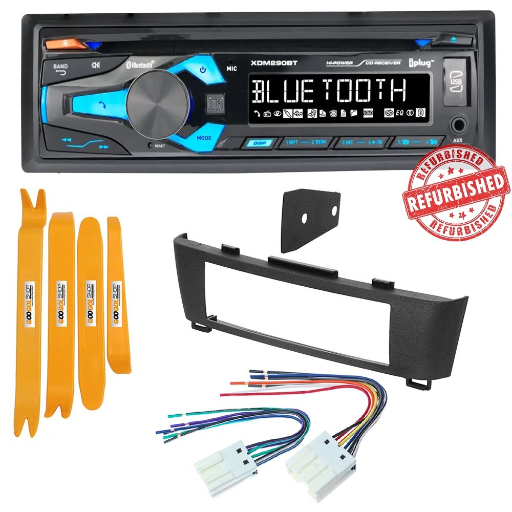Dual XDM290BT Car Stereo CD Receiver AM/FM Radio for 2000-2006 Nissan Sentra