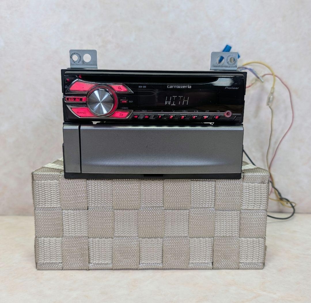 Pioneer Carrozzeria DEH-380 1DIN CD Car Audio Stereo Tested Working From Japan