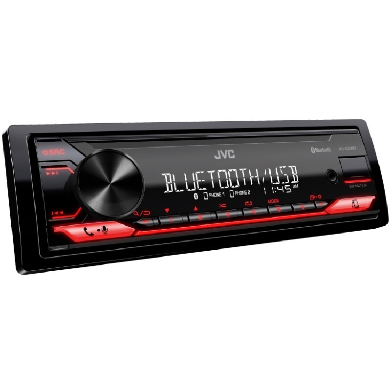 JVC KD-XD28BT Bluetooth Media Player Car Stereo Android iPhone MP3 AM FM USB Aux