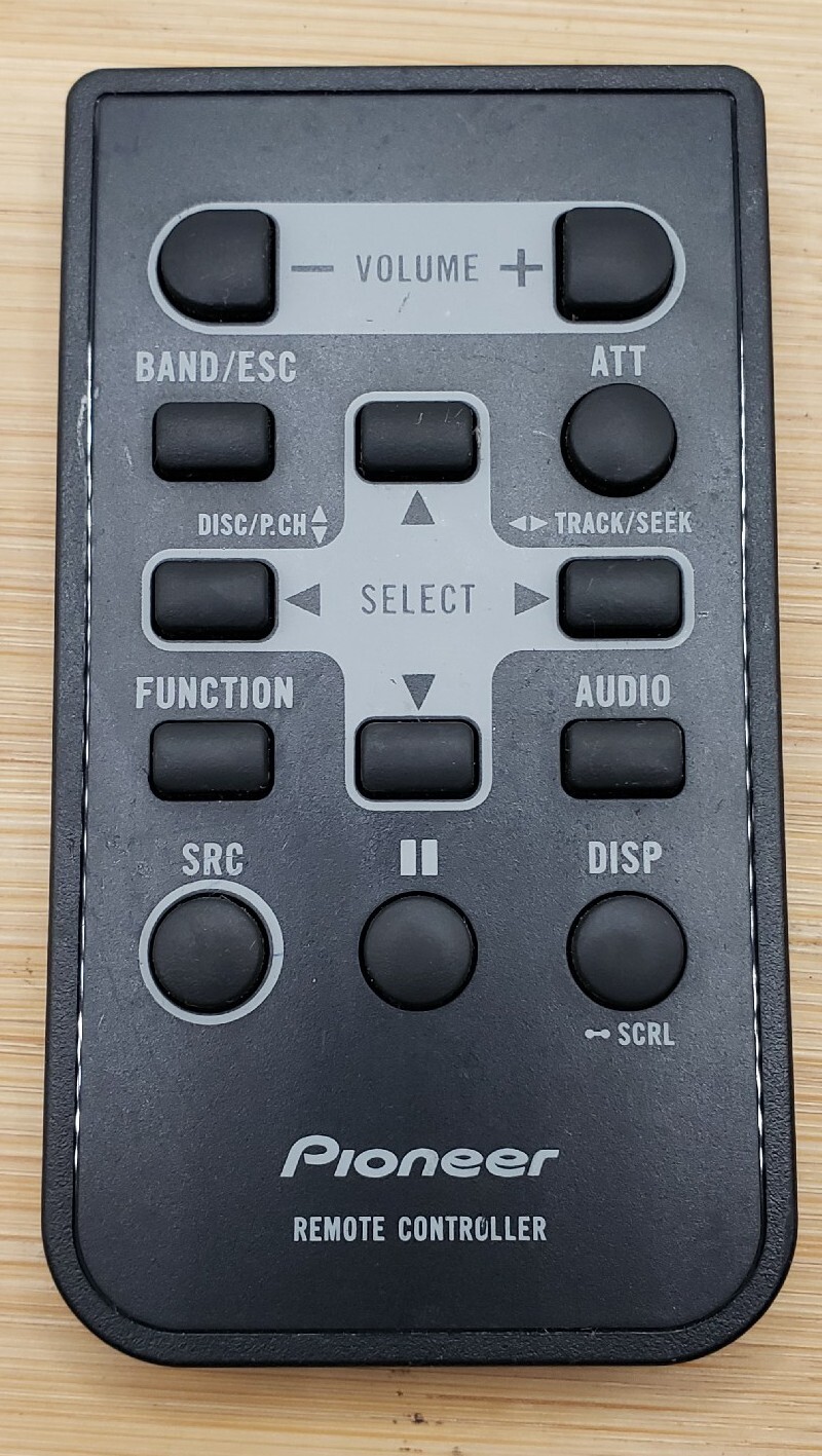 Original Pioneer QXA3303 Remote Control Tested & working