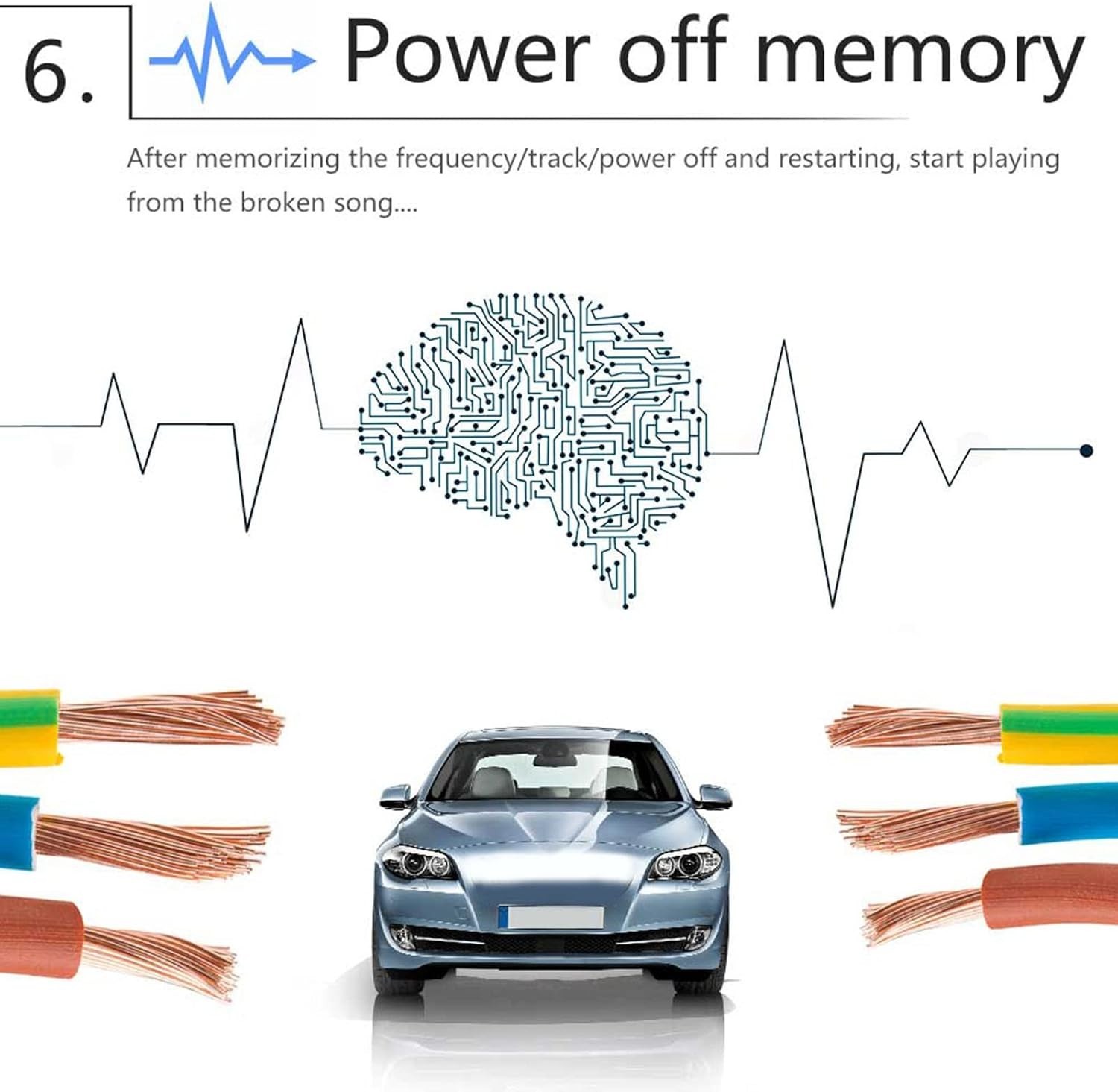 Bluetooth MP3 Player for Cars: USB/AUX Inputs & 4 Channel Sound Experience