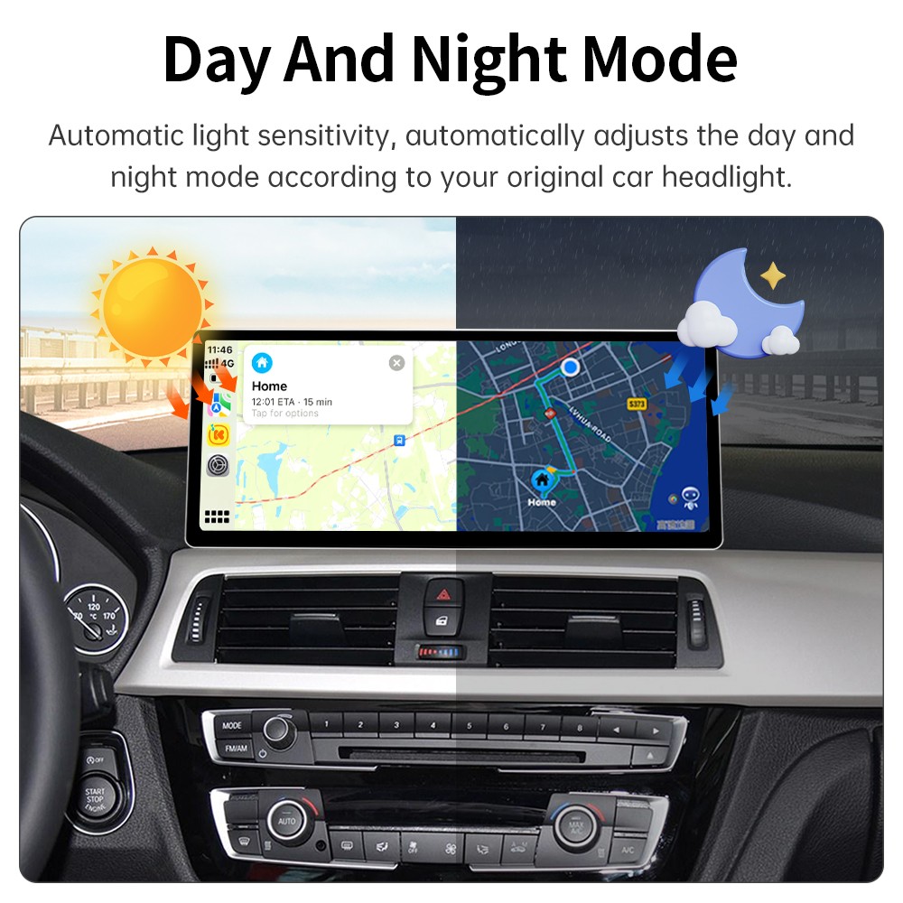 Touchscreen Carplay/Android Auto For BMW 1 2 3 4 F20 F30 F31 F32 F33 F34 F36